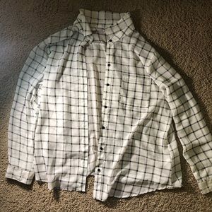 Old Navy - Black/White button up